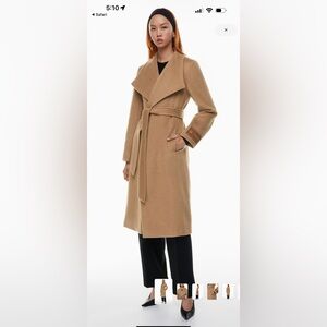 Aritzia Babaton Camel hair and Virgin Wool Coat